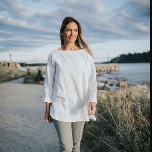 Long Sleeve Linen Tunic